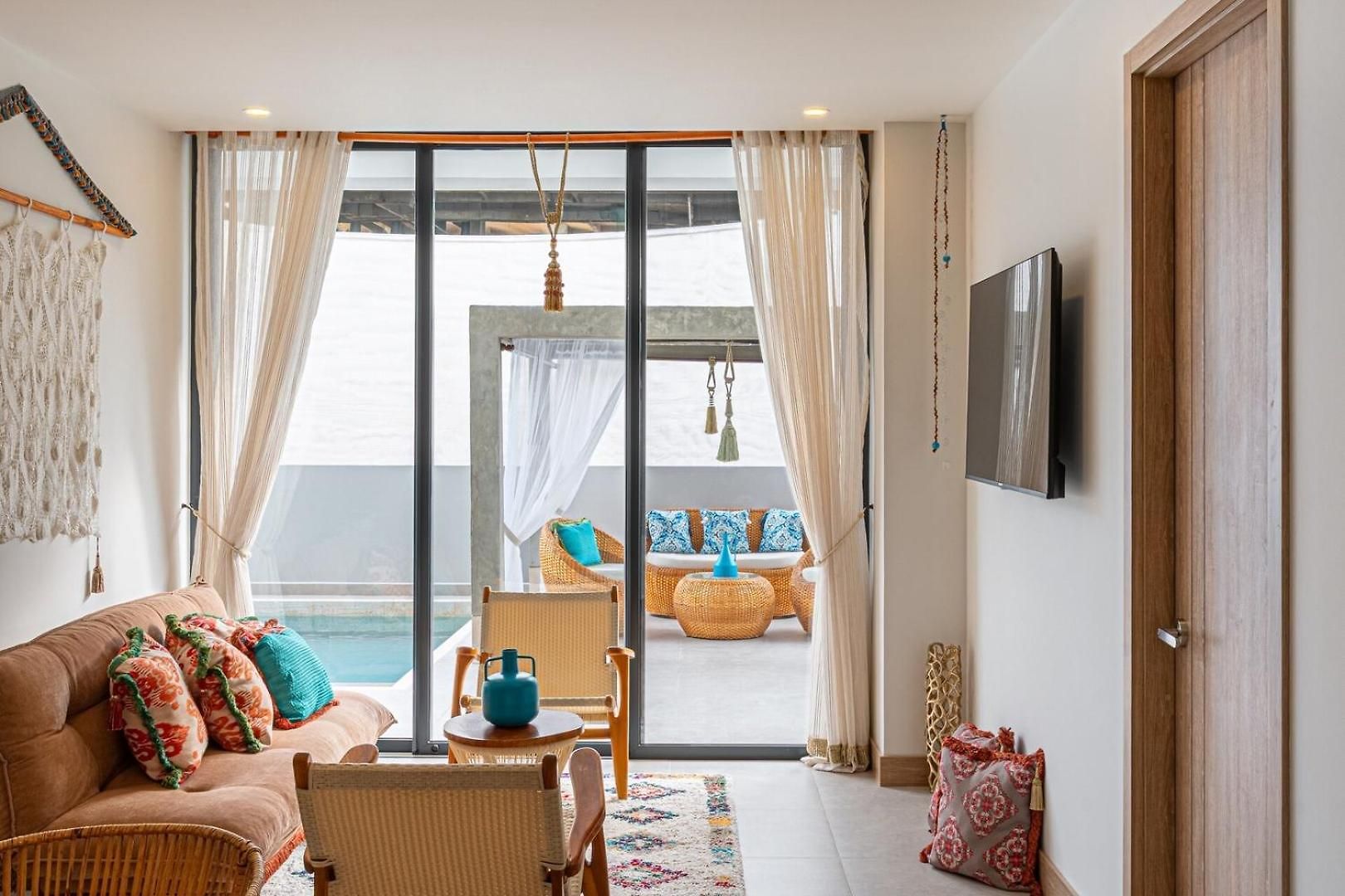Bohemian 2br - Morros Kai - Private Pool & Parking Apartamento Cartagena