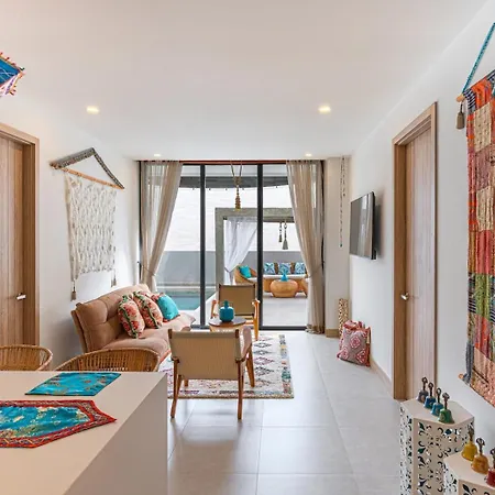 Bohemian 2br - Morros Kai - Private Pool & Parking Cartagena