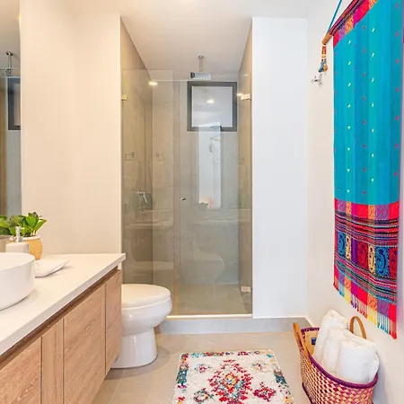 Bohemian 2br - Morros Kai - Private Pool & Parking Apartamento Cartagena